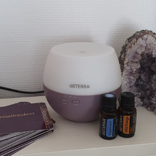 doterra diffuser doterra diffuser æteriske olier og affimationskort